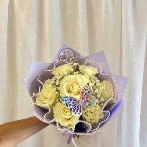 Ramo Rosas Ecuatorianas Blancas